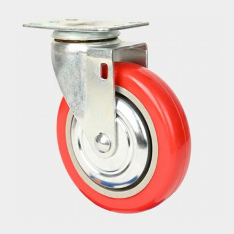 red pu casters