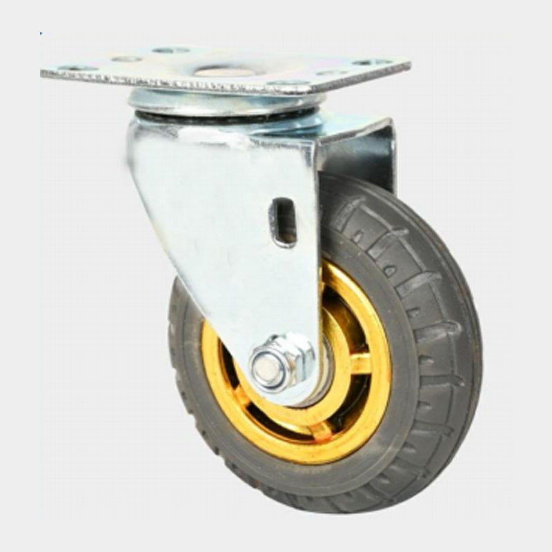 Gold plastic casters
